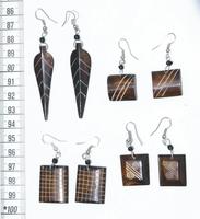 Boucles d'oreilles Brown