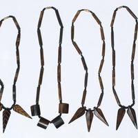 Brown necklaces