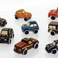 Wooden cars