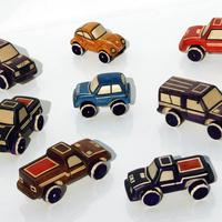 Wooden cars